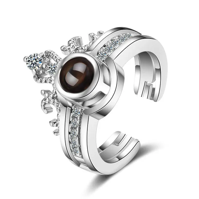 100 LANGUAGES "I LOVE YOU" RING,NECKLACE,BRACELET Romantic Love Memory BUY NOW