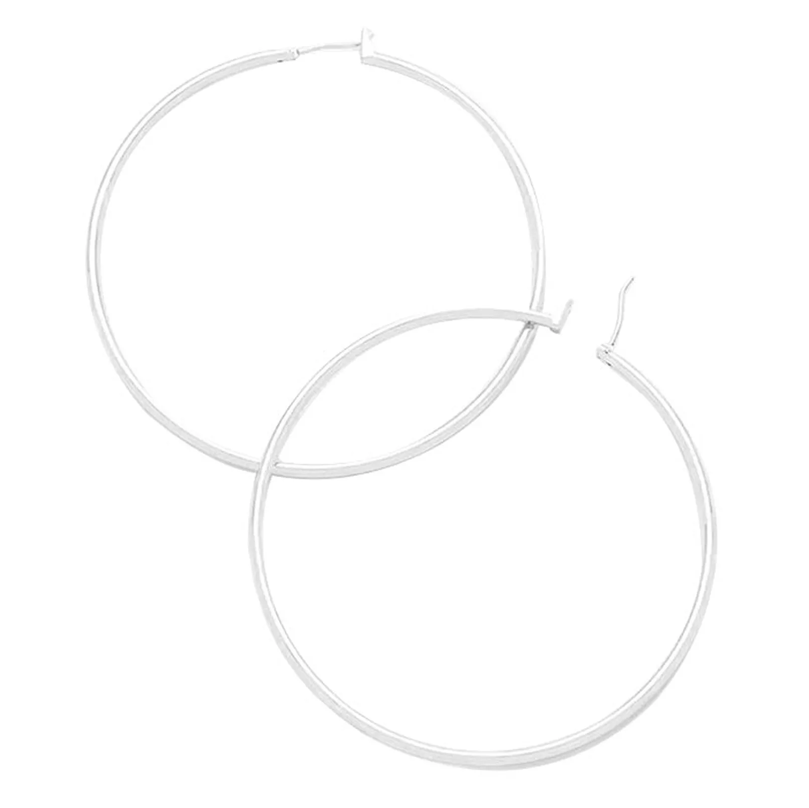14K Gold Filled Metal Hoop Pin Catch Earrings