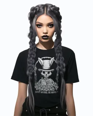 Advice from a Dead Rabbit Tee - Alt Goth T-Shirt Unisex Halloween Dark Academia Grunge Witchy Aesthetic