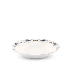 Amarillo Concho Pattern Bone China Soup Plate