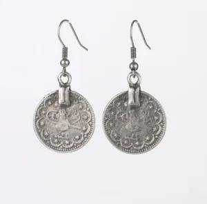 Ancient Ottoman Coins Dangle Earrings