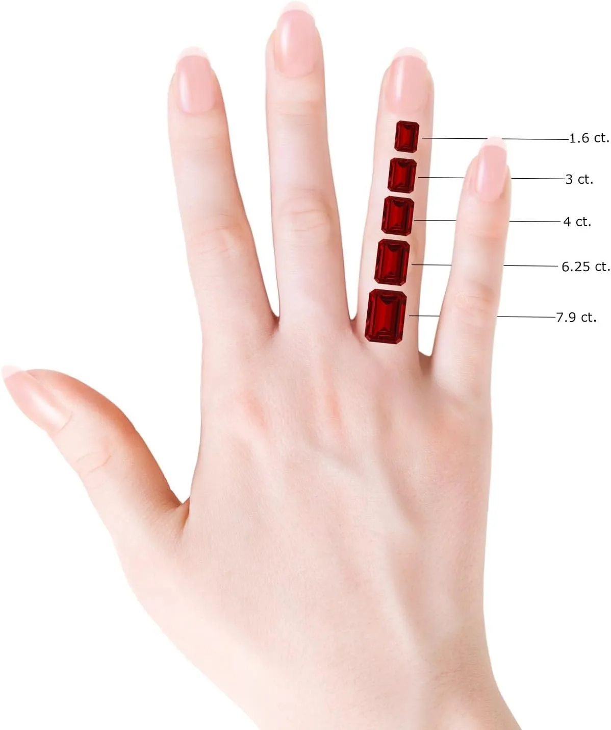 Angara Emerald-Cut Lab Grown Ruby Halo Twisted Rope Shank Engagement Ring in 14K Solid Gold/Platinum | July Birthstone, Birthday, Anniversary, Wedding Jewelry Gift for Women