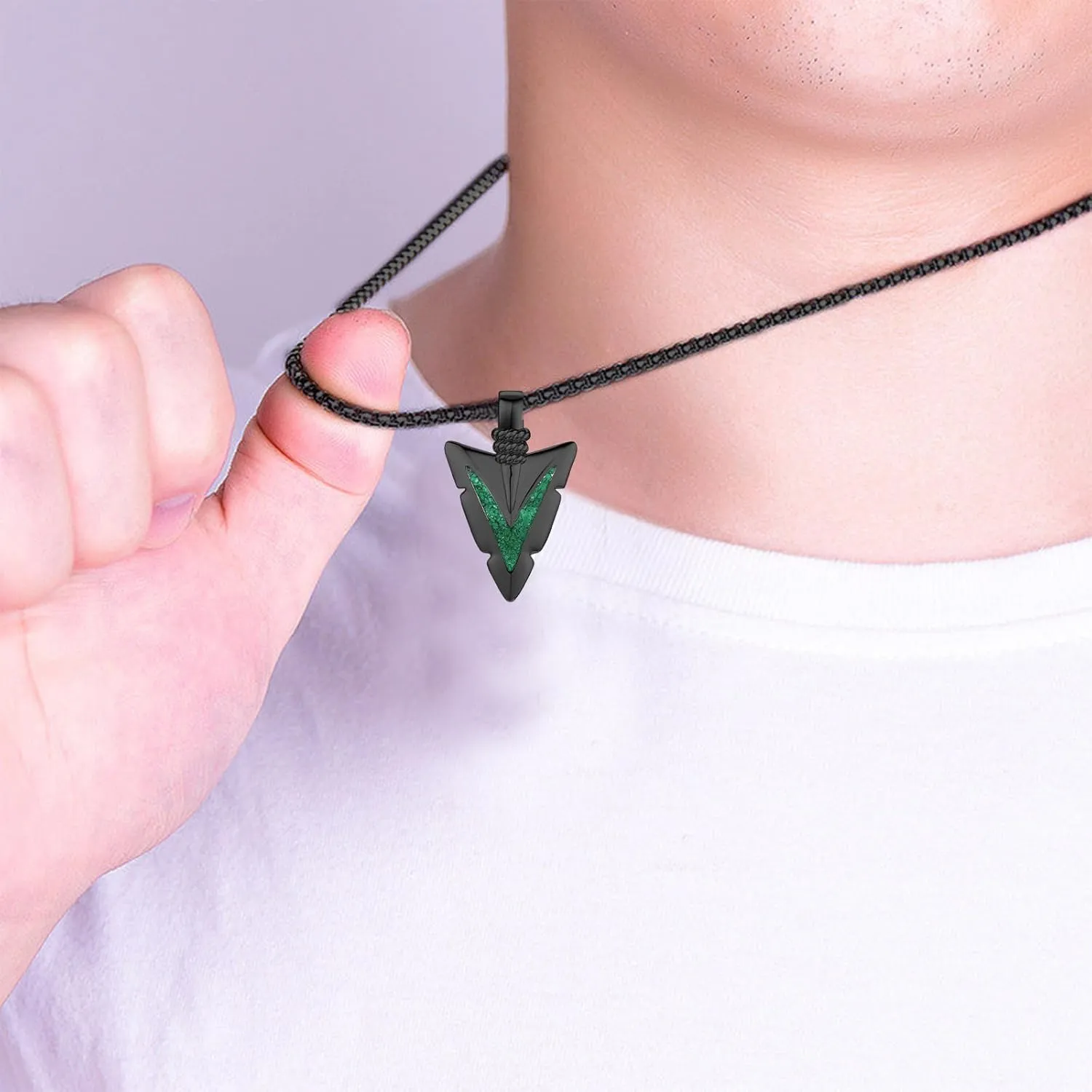 Arrowhead Necklace 925 Sterling Silver Arrow Pendant Necklace Jewelry Gifts for Men Women