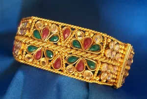 Bangle 977 Polki Kadra Bracelet Indian Jewelry Shieno Sarees