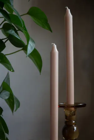 Beautiful Dinner Candle - Dusky Rose Pink