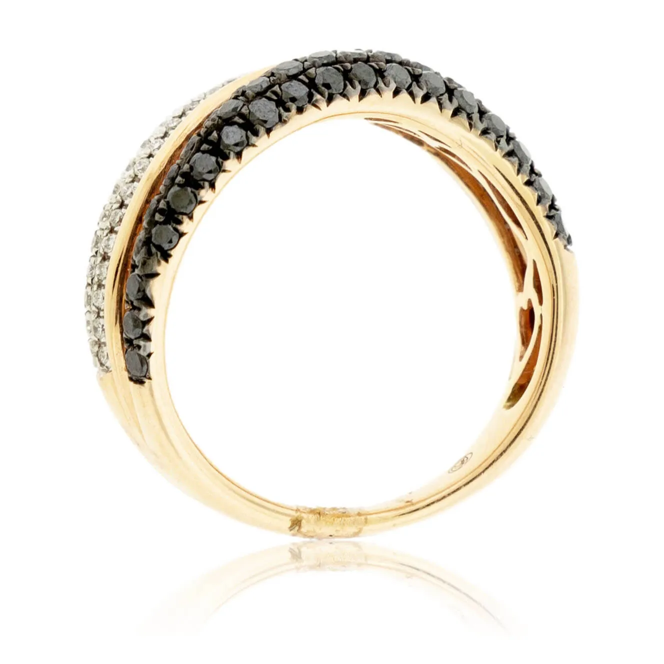 Black Diamond & Diamond Right Hand Ring