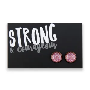 BOHO Collection - Strong & Courageous - Vintage Copper 12mm Circle Studs - Daybreak (11413)