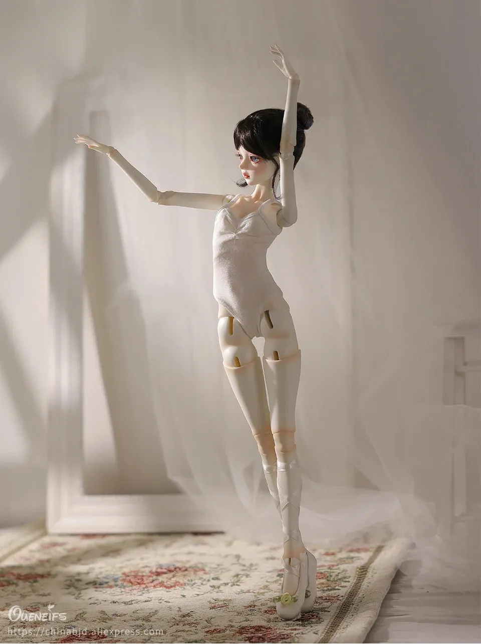 Celia BJD Doll 1/4 Graceful Ballerina Fullset | Resin Gift Doll for Children, Blythe, and Reborn Doll Fans