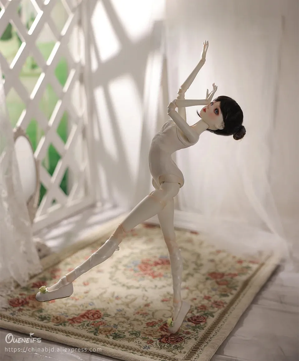 Celia BJD Doll 1/4 Graceful Ballerina Fullset | Resin Gift Doll for Children, Blythe, and Reborn Doll Fans