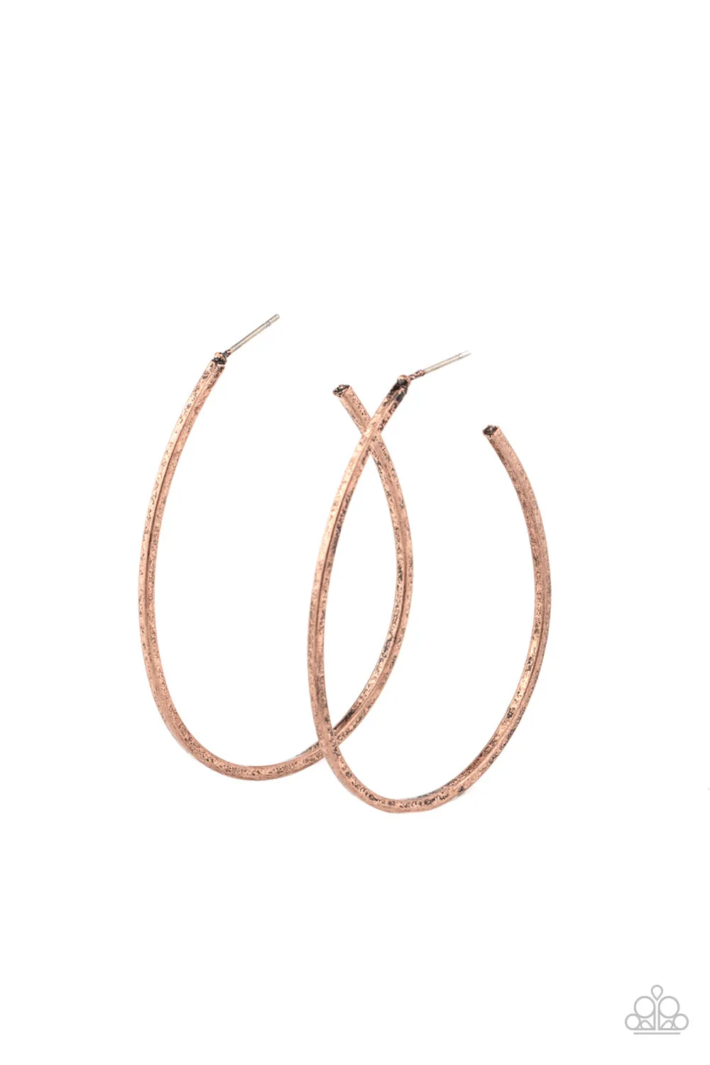 Cool Curves - Copper Earring