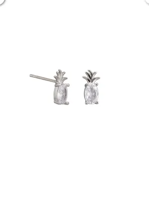 Crystal Pineapple Studs