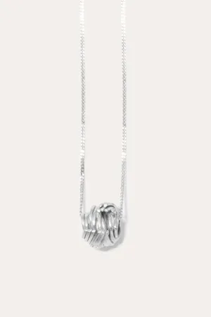 Dossing About - Platinum Plated Sterling Silver Pendant