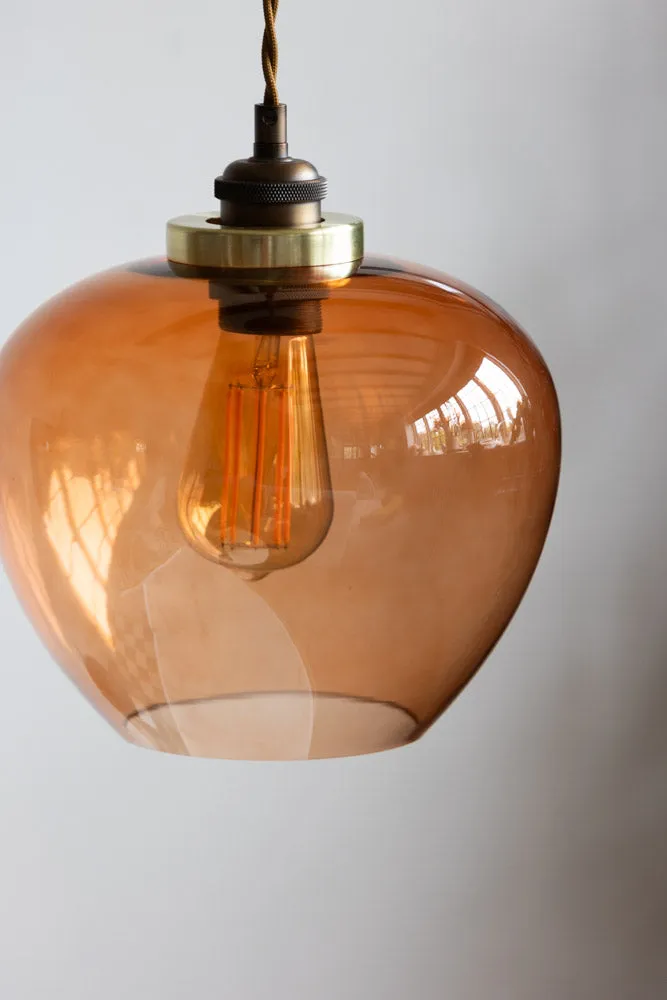 Easyfit Amber Glass Ceiling Light Shade