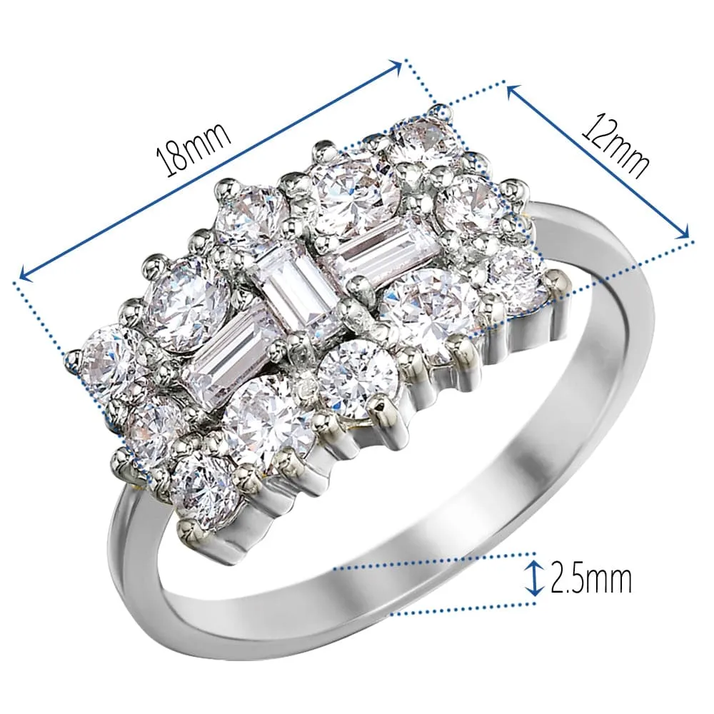 Elegant Splendour  Cluster Ring