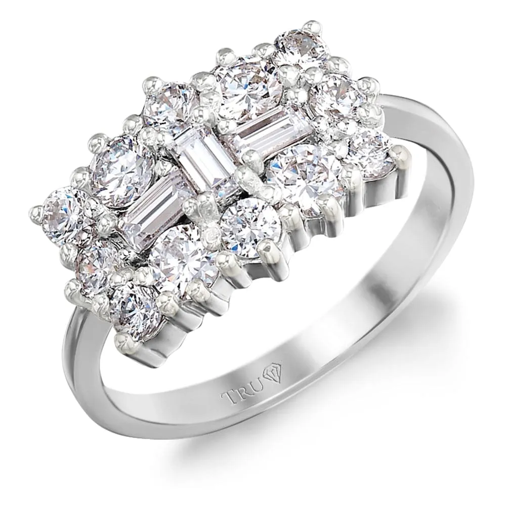 Elegant Splendour  Cluster Ring