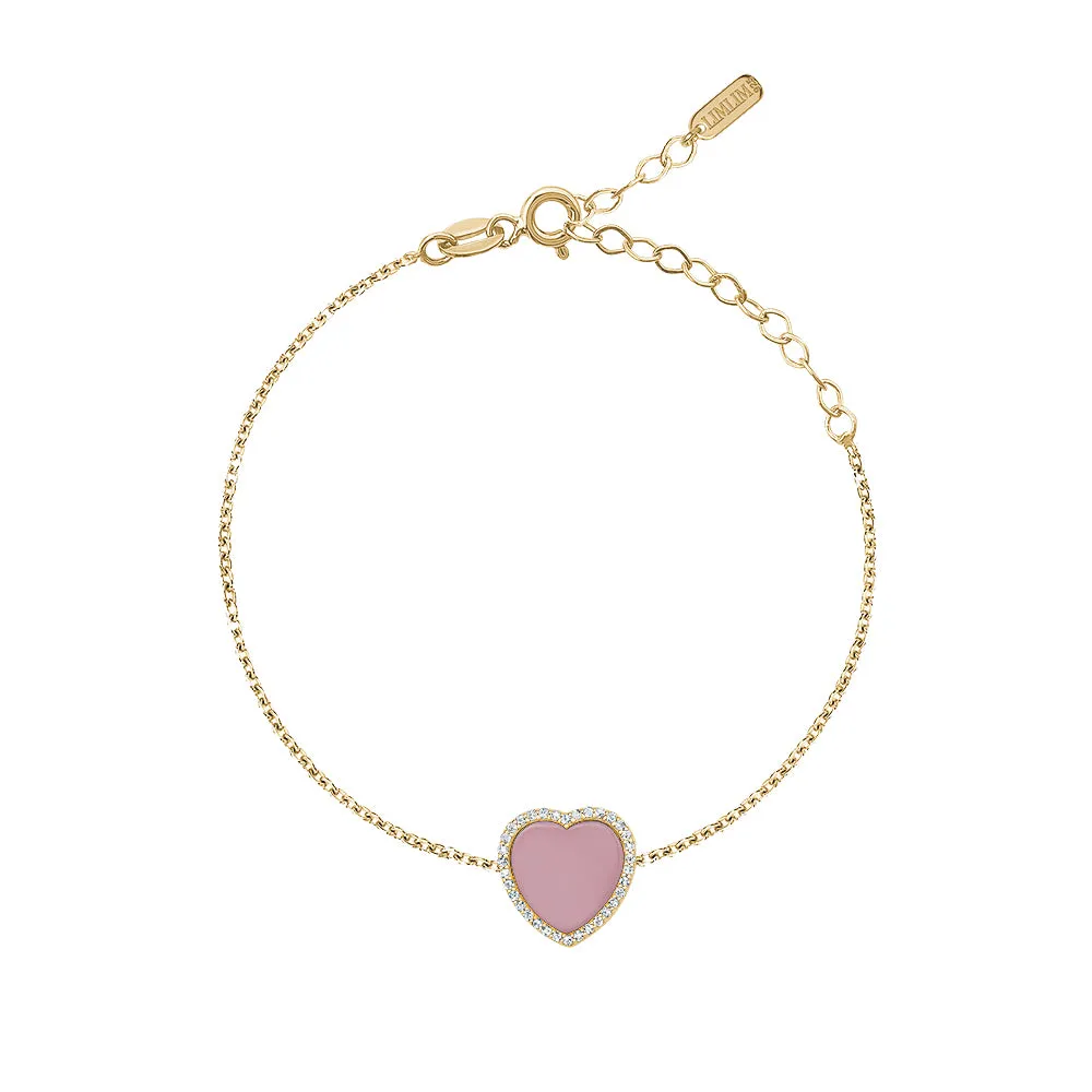 ENAMEL HEART BRACELET