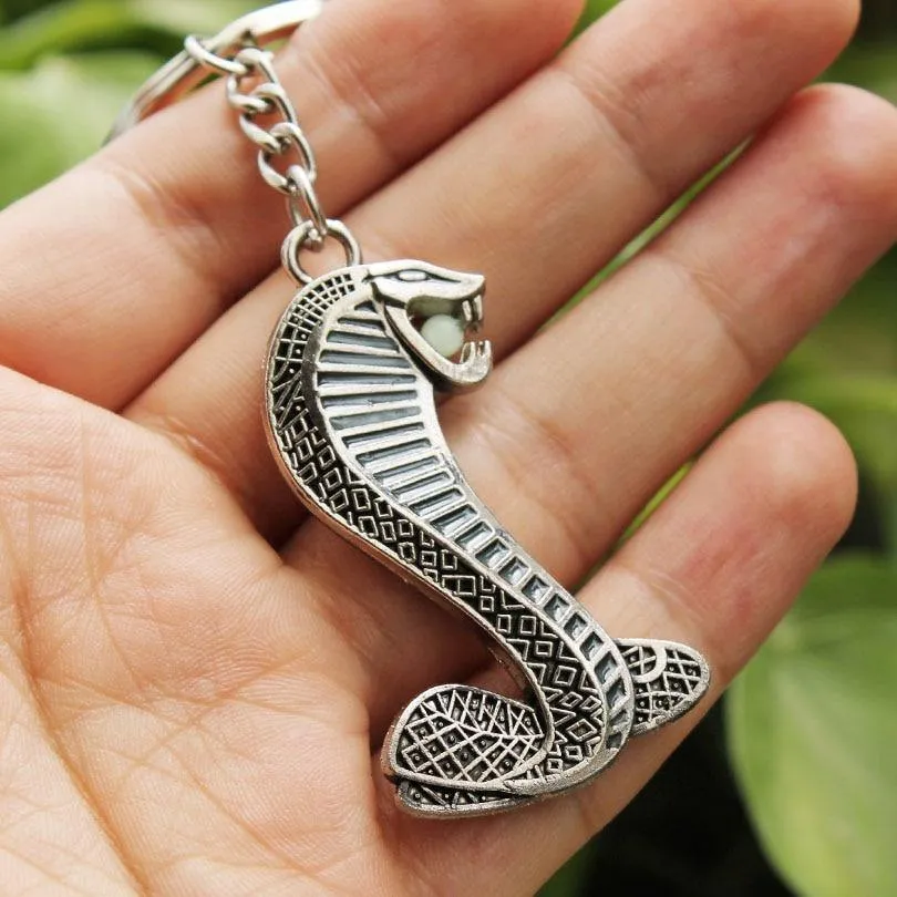 Glow In The Dark Cobra Keychain