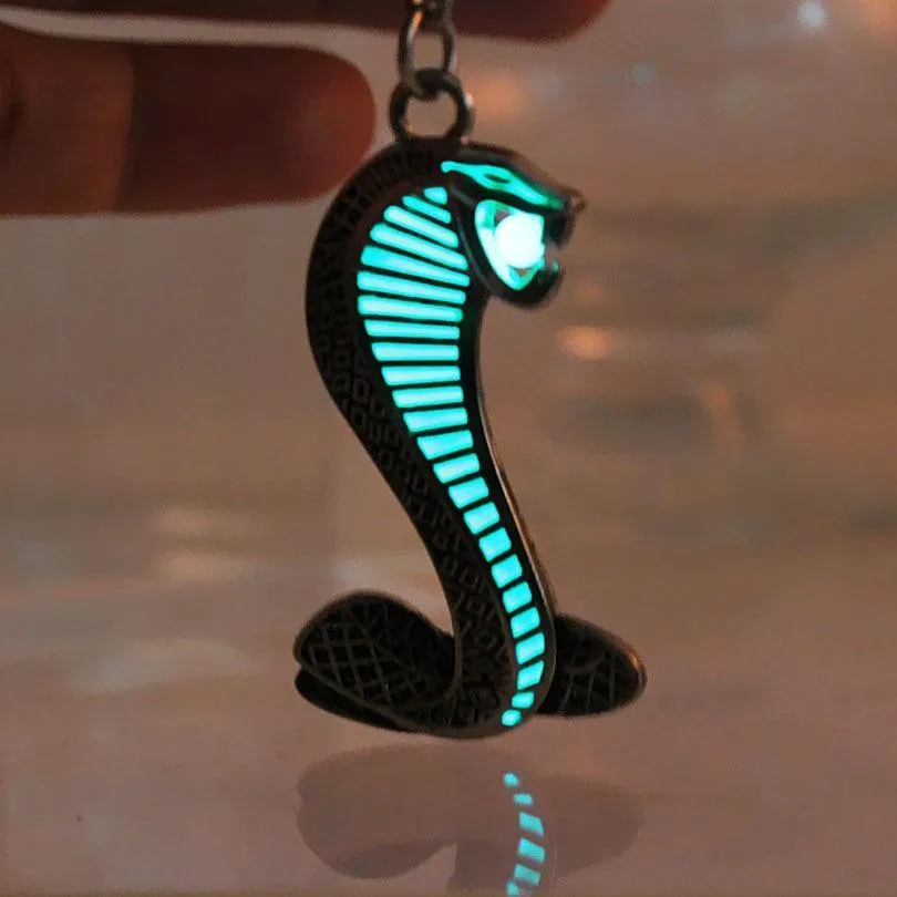 Glow In The Dark Cobra Keychain