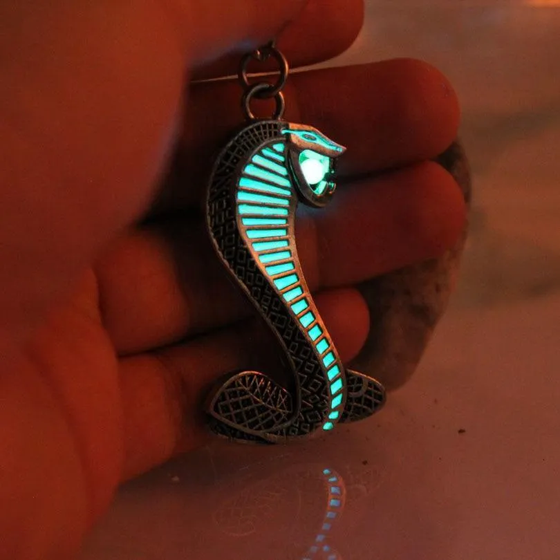 Glow In The Dark Cobra Keychain