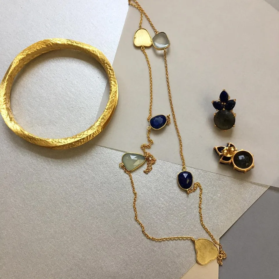 Goddess Ring With Lapis Lazuli