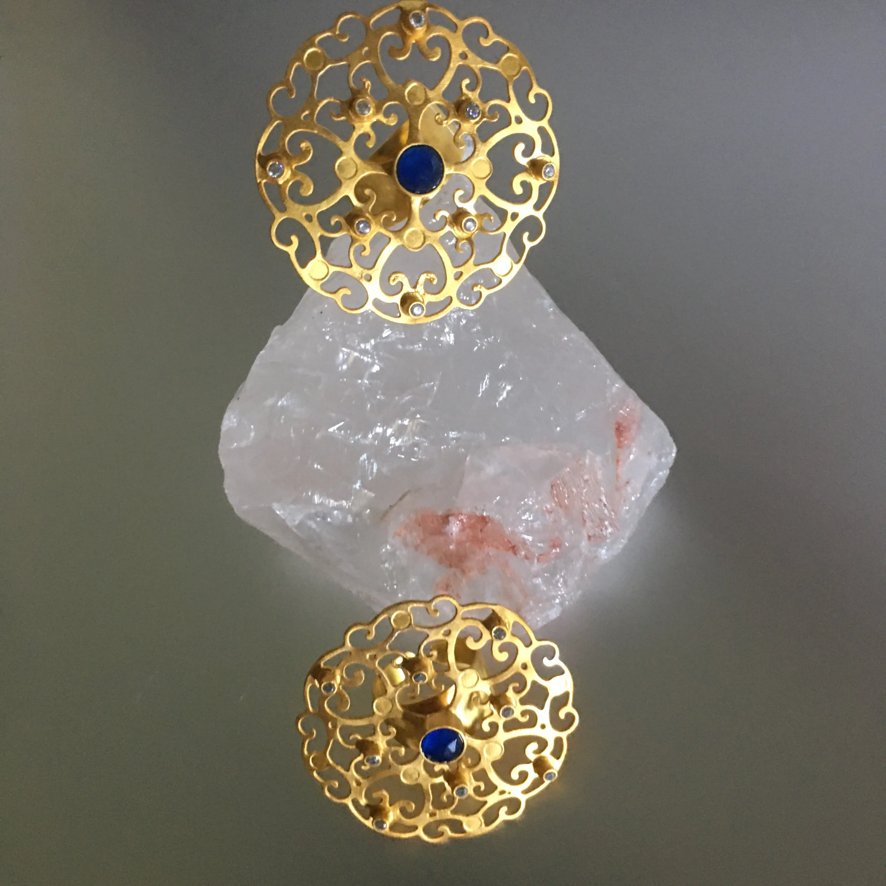 Goddess Ring With Lapis Lazuli