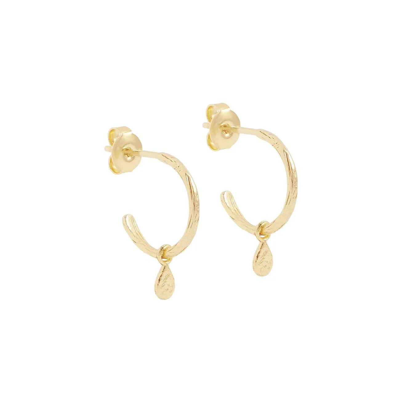 Gold Grace Hoop Earrings