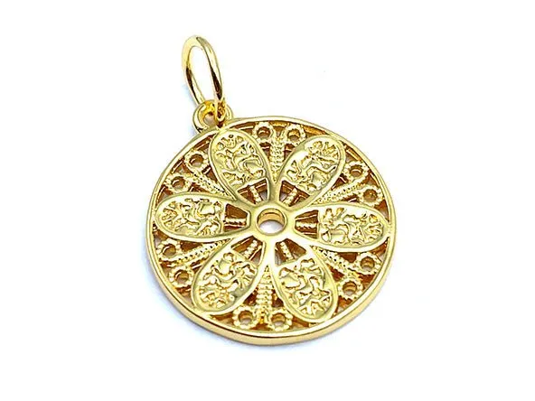 GOLD Mixed Charm Necklace Set | Leaves & Flowers - 20% OFF