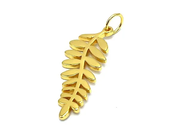 GOLD Mixed Charm Necklace Set | Leaves & Flowers - 20% OFF