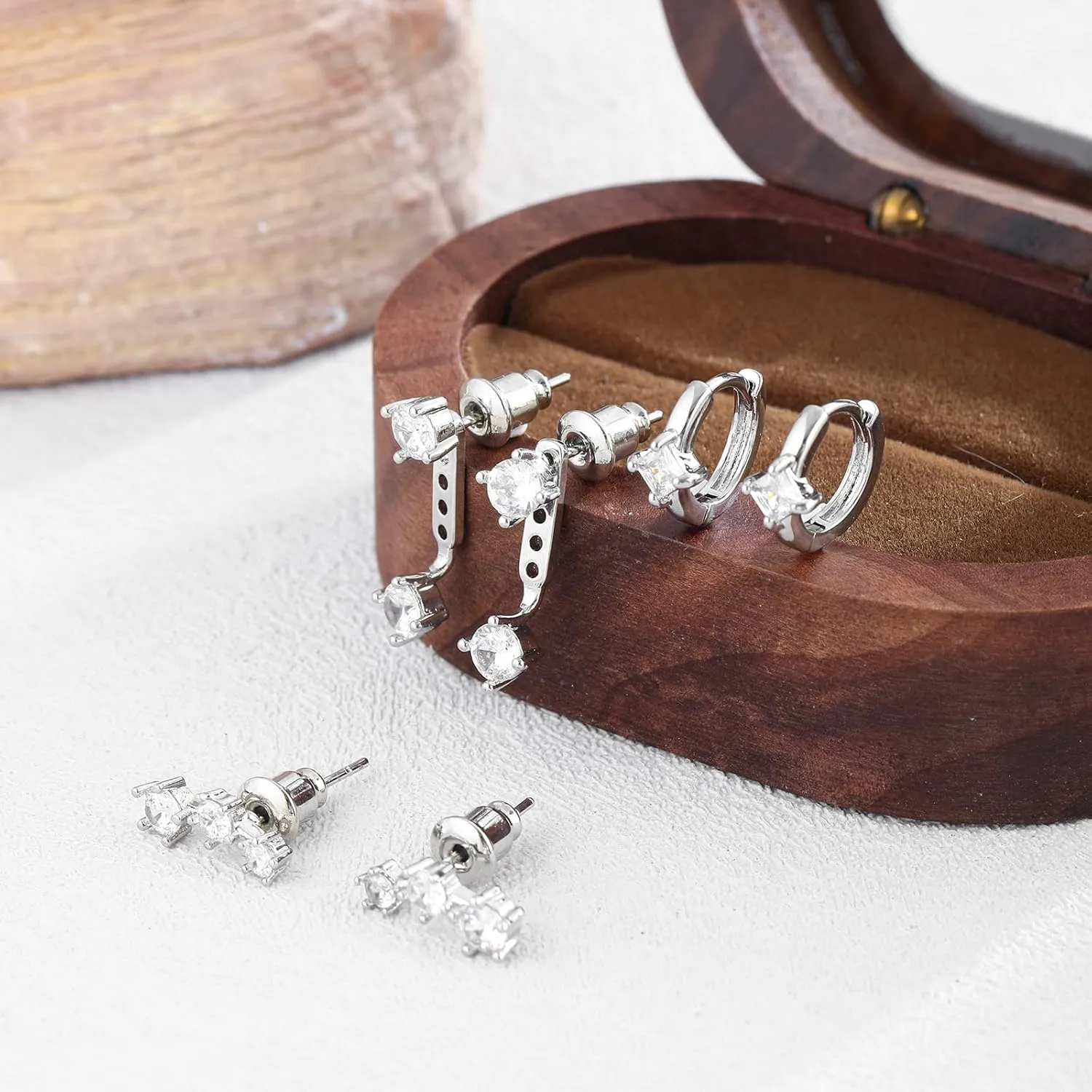 Gold Silver Hoop Earrings for Women Hypoallergenic Trendy Stud Earrings Small Dangle Huggie Hoop Earrings for Women Jewelry Gifts
