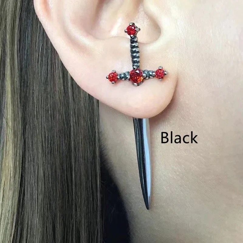 Gothic Dagger Earrings
