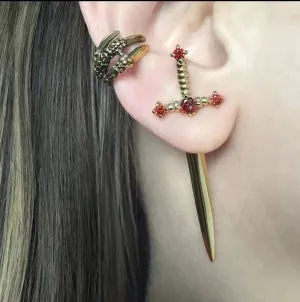 Gothic Dagger Earrings