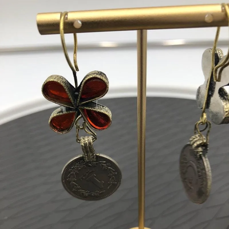 Handmade Coins Vintage Earrings