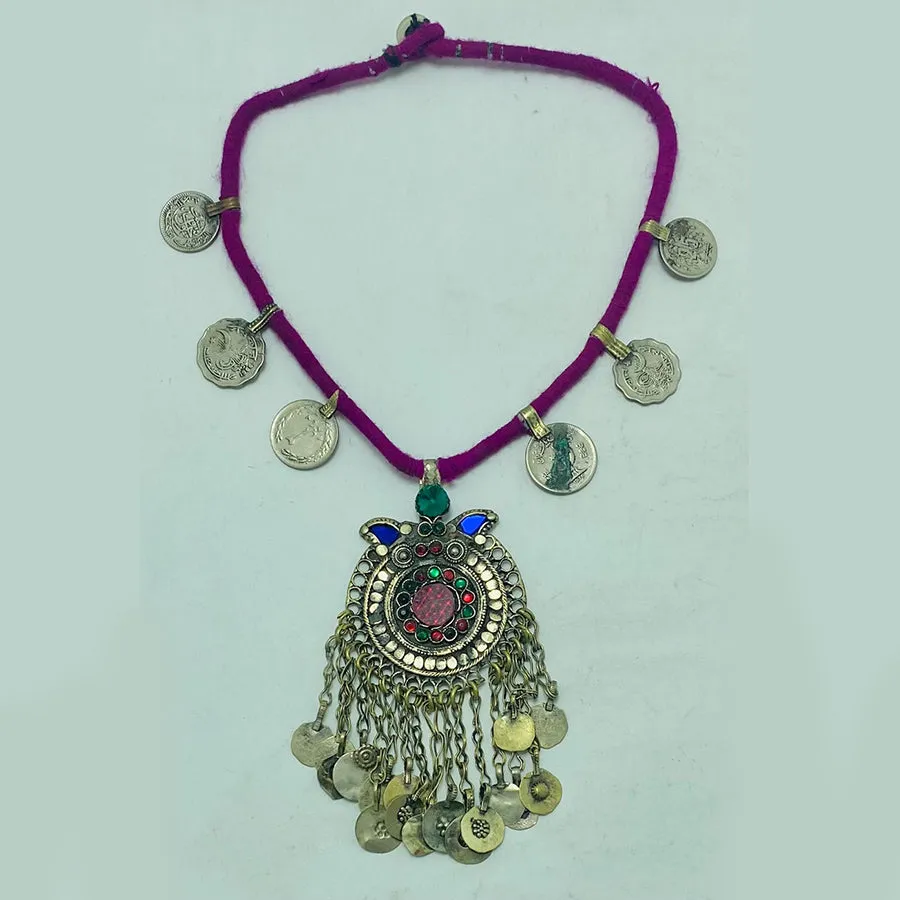 Handmade Vintage Tribal Pendant Necklace