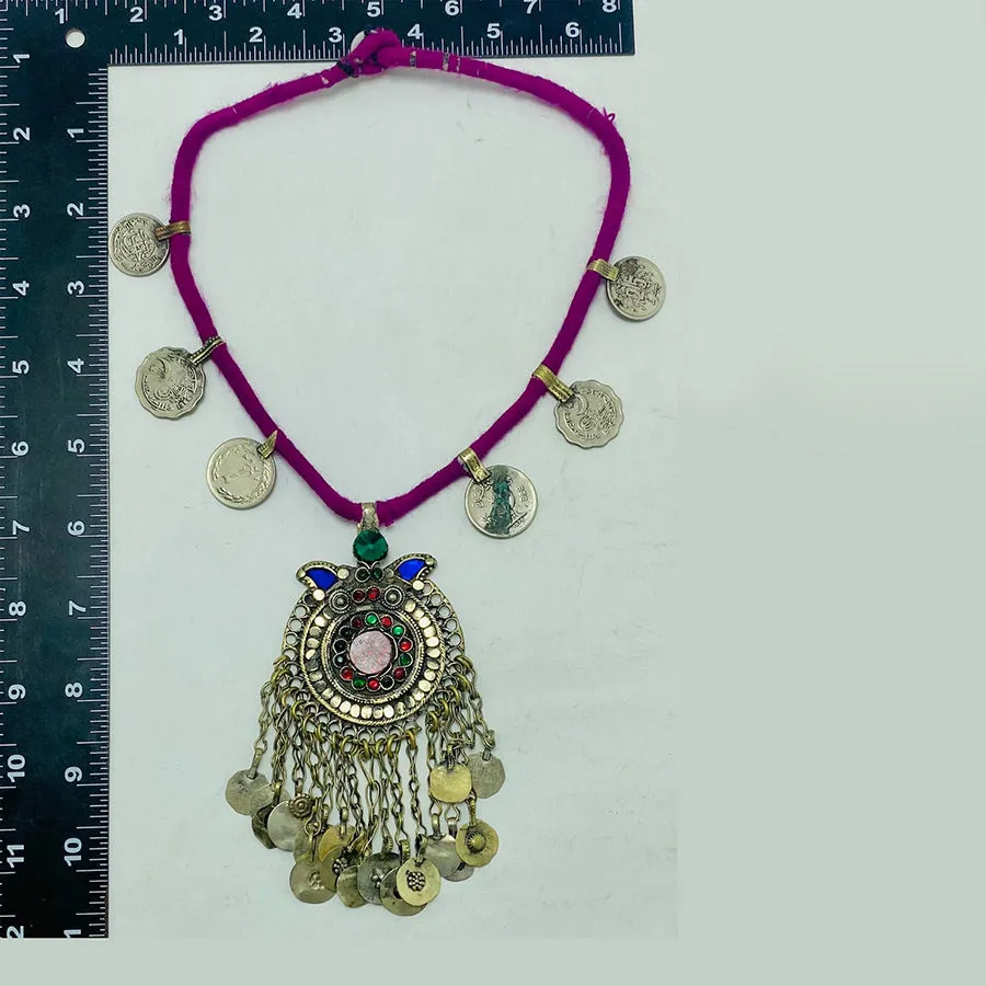 Handmade Vintage Tribal Pendant Necklace