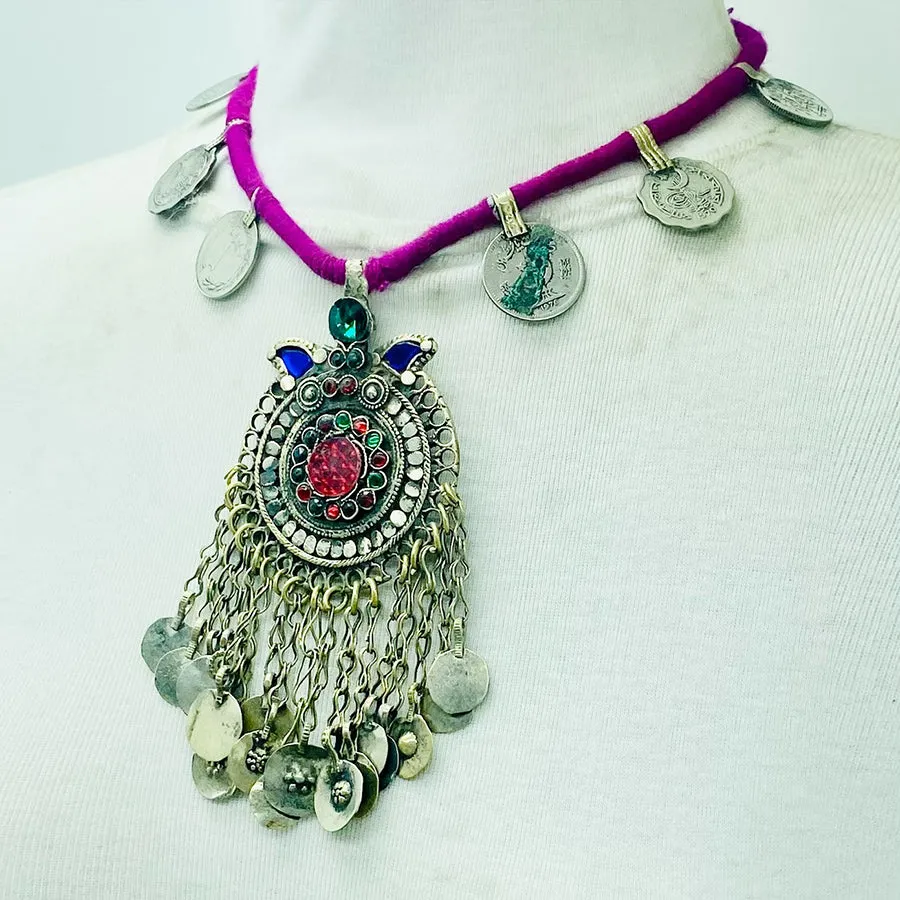 Handmade Vintage Tribal Pendant Necklace