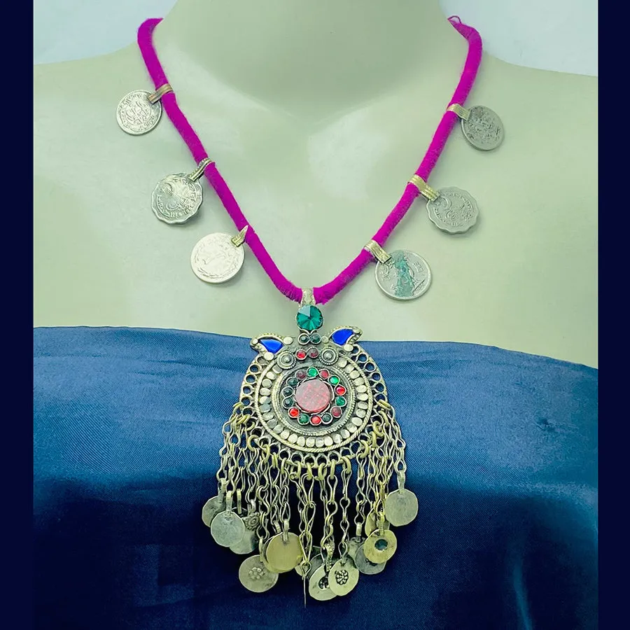 Handmade Vintage Tribal Pendant Necklace