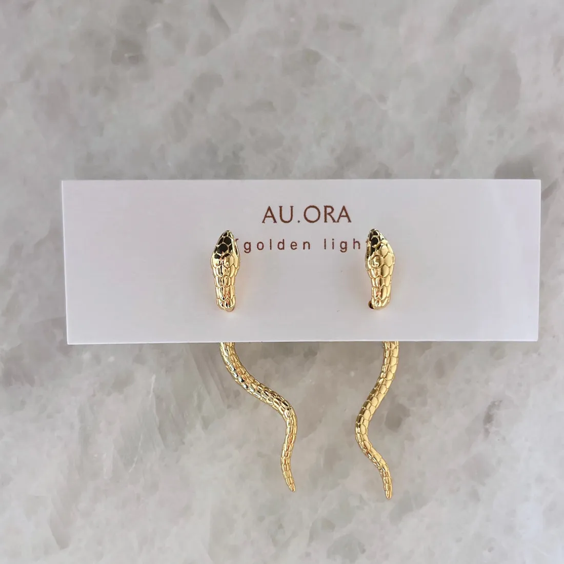 HOUSE OF AU. ORA Serpentine Earrings