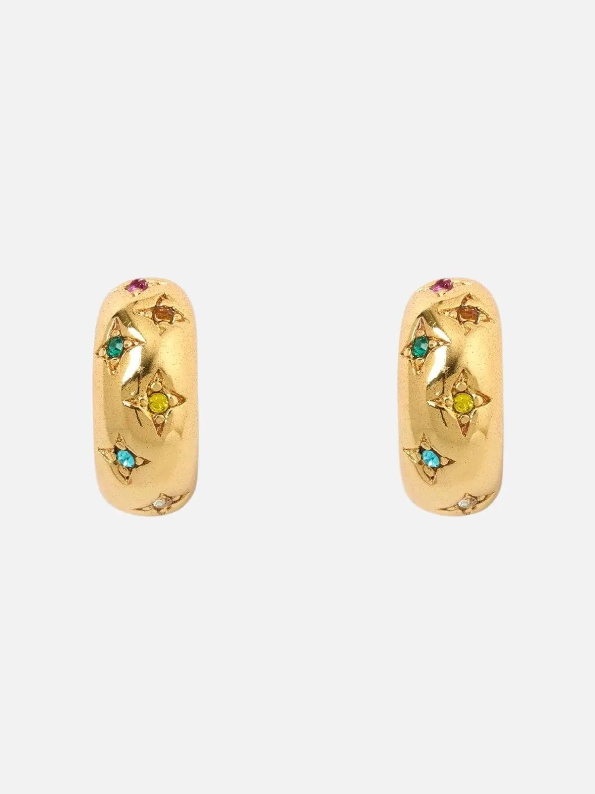 Juelz Hoop Earrings - Multi