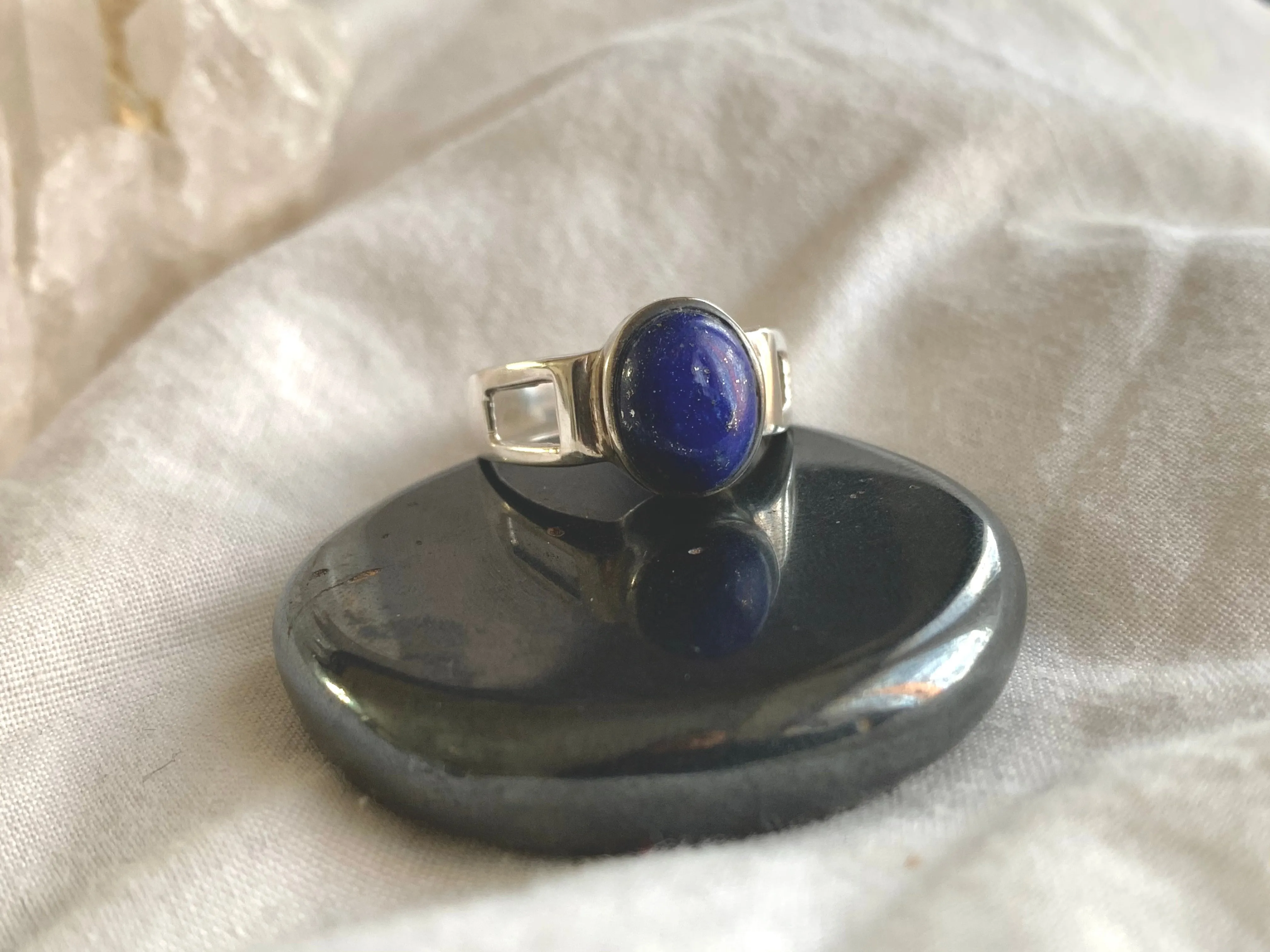 Lapis Lazuli Falco Ring