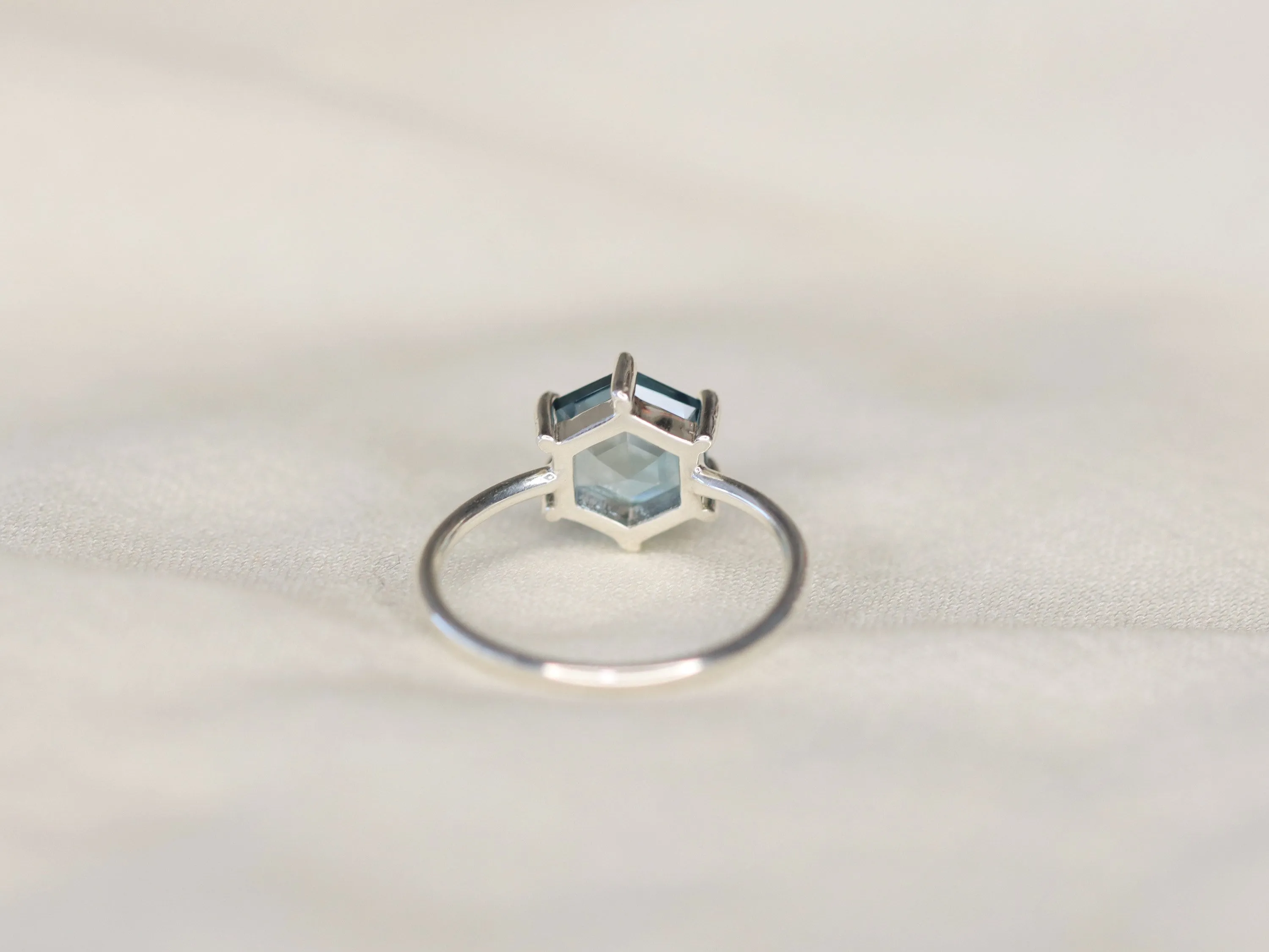 London Blue Topaz Ring, 8mm