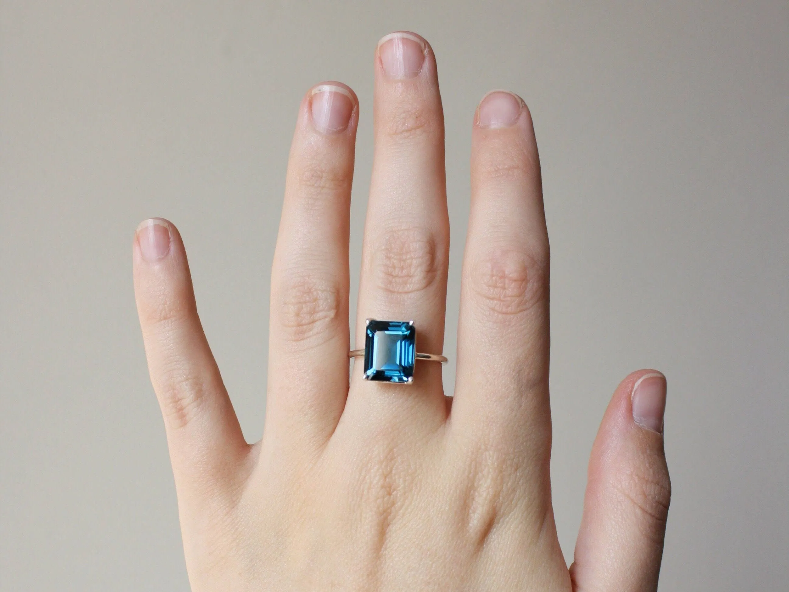 London Blue Topaz Ring