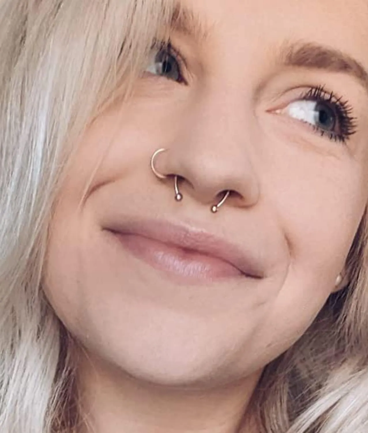 Longita Clip on Fake Nose Rings - Magnetic Septum & Stud Nose Piercings for Women