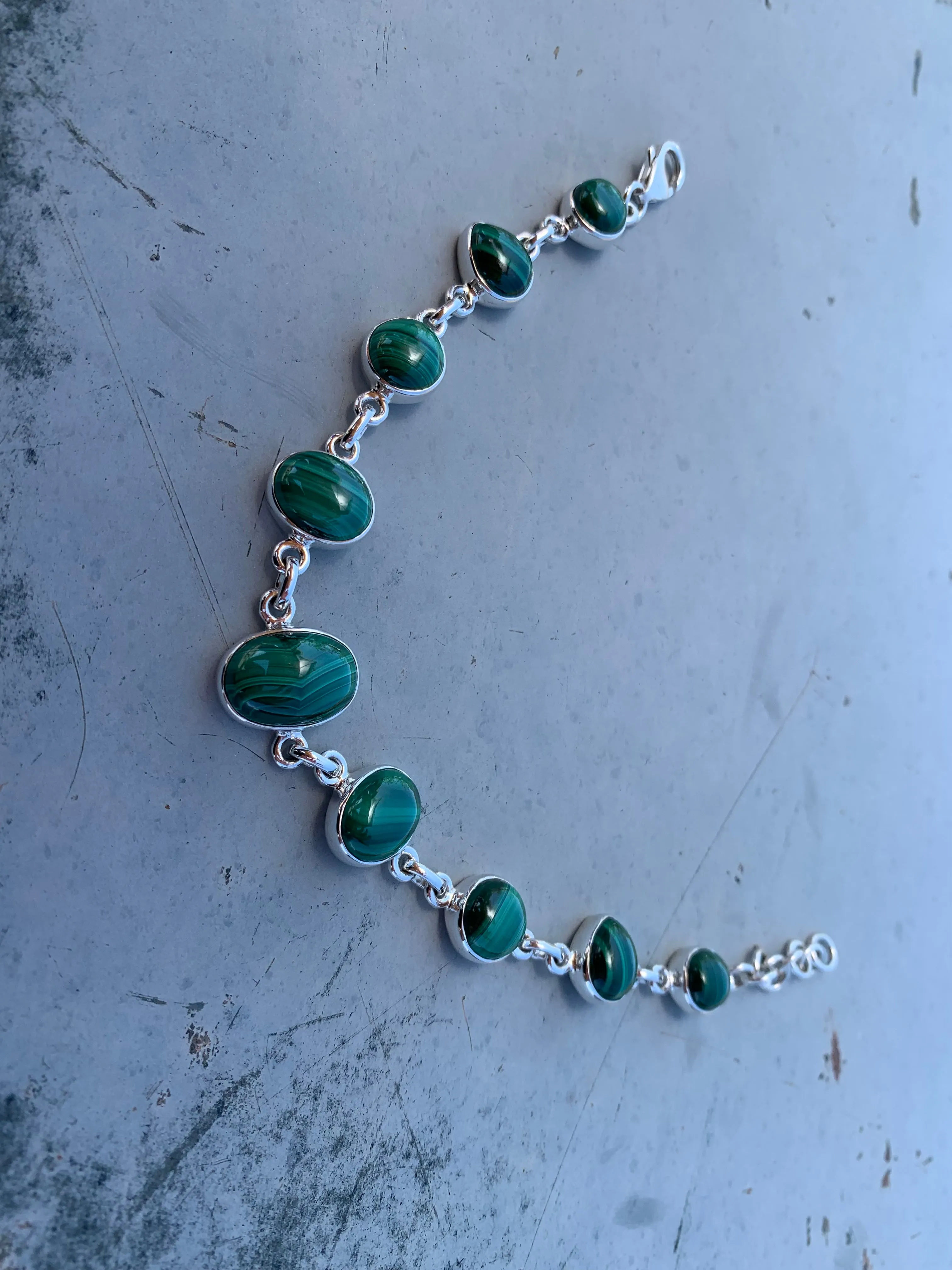 Malachite Link bracelet