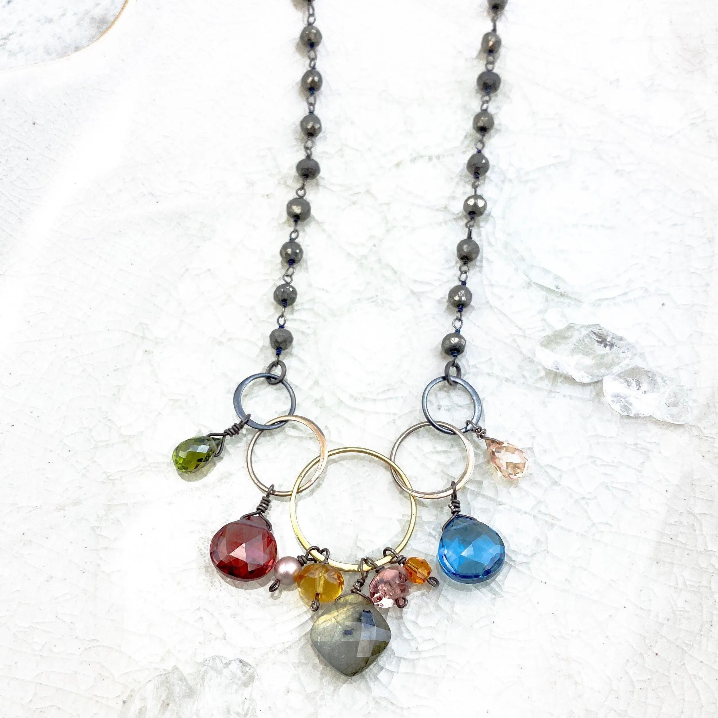 Mixed Metal Free Spirit Necklace