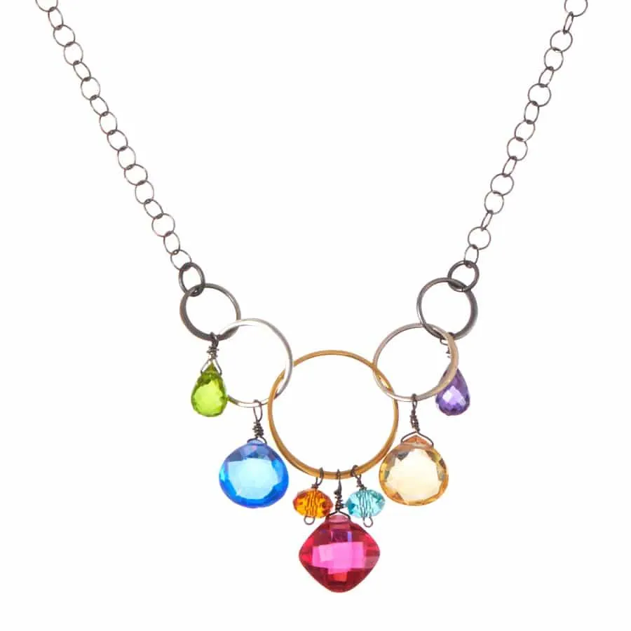 Mixed Metal Free Spirit Necklace