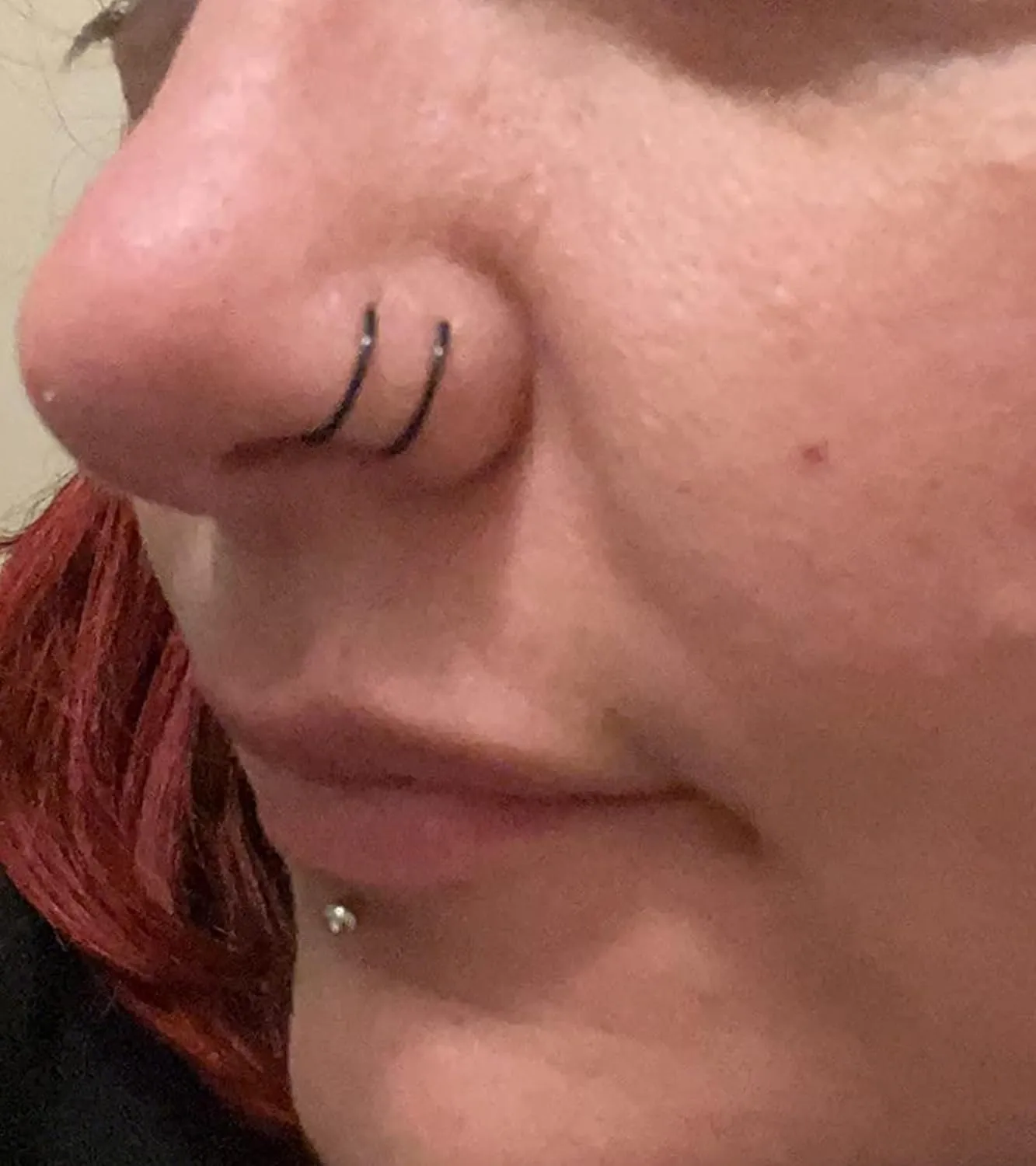 MODRSA Fake Nose Stud Fake Nose Ring Stud Fake Nose Piercing Fake Lip Ring Fake Earrings Stud Silver Gold Fake Cartilage Helix Earring Clip on Earring Hoop Fake Eyebrow Ring Fake Bridge Piercing