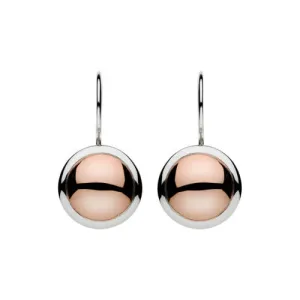 NAJO Rosy Glow Earrings Sterling Silver and Rose Gold