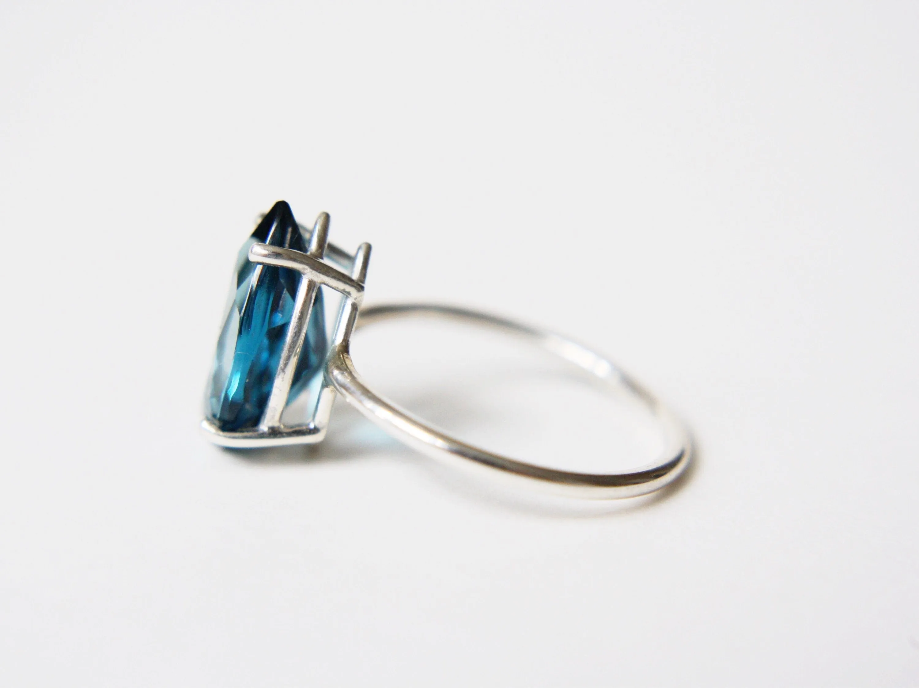 Pear Cut London Blue Topaz