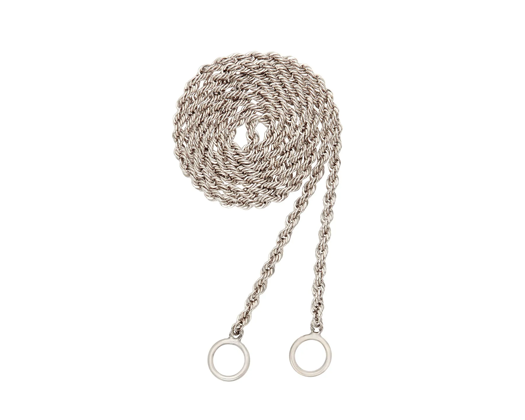 Platinum Rope Chain Necklace