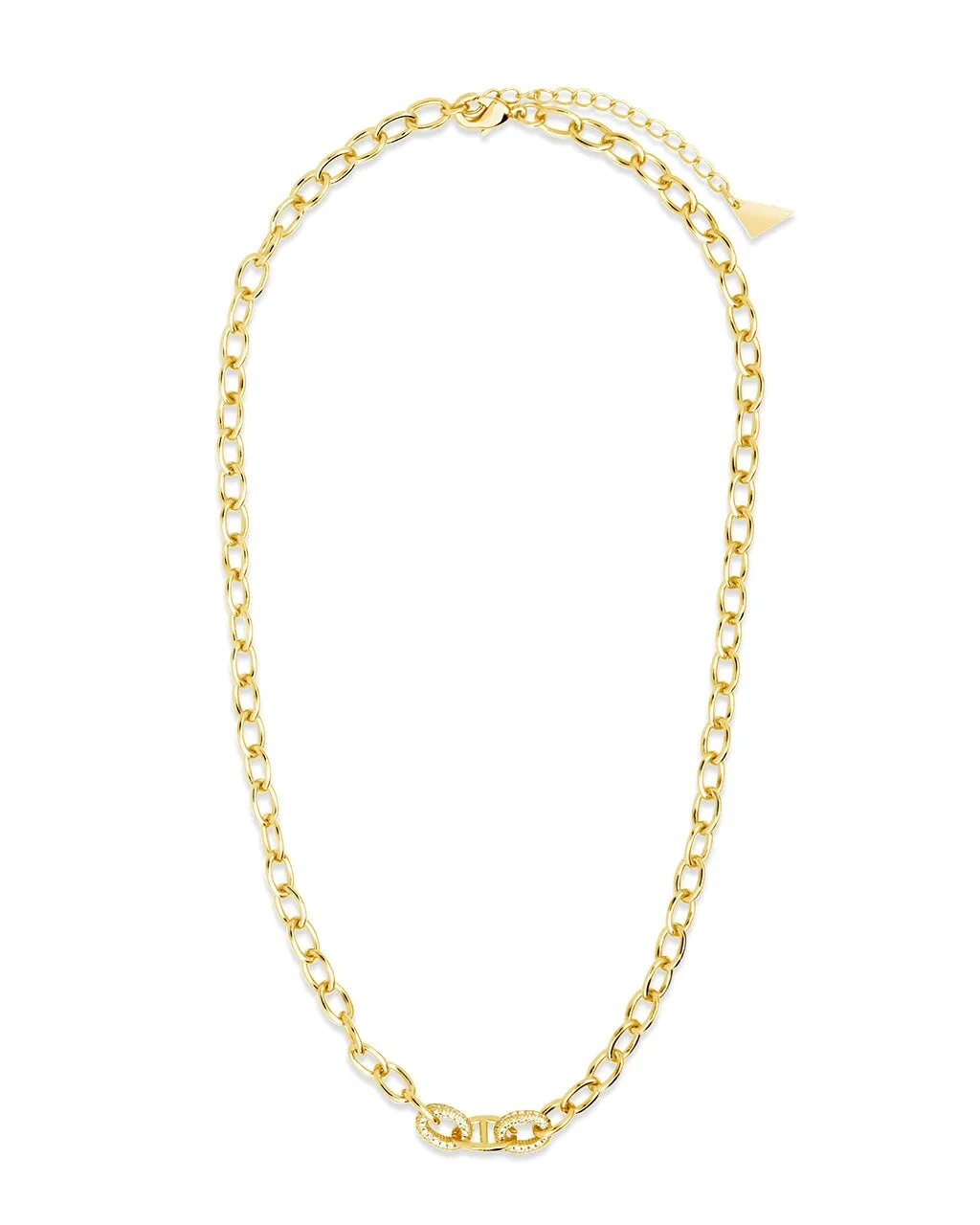 Reina CZ Chain Link Necklace